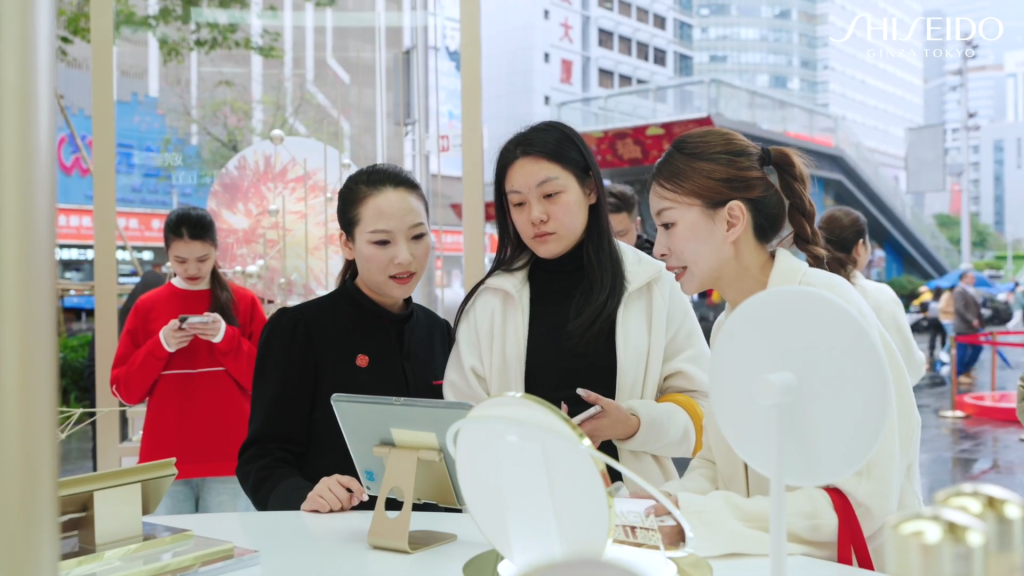 资生堂iPad抽奖互动游戏