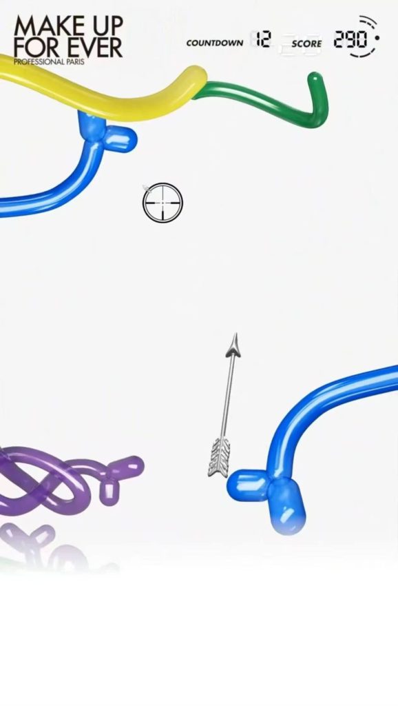 箭矢射气球互动游戏