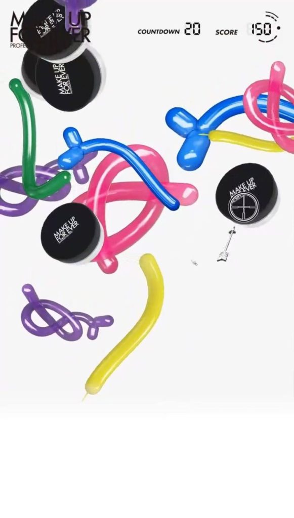 箭矢射气球互动游戏